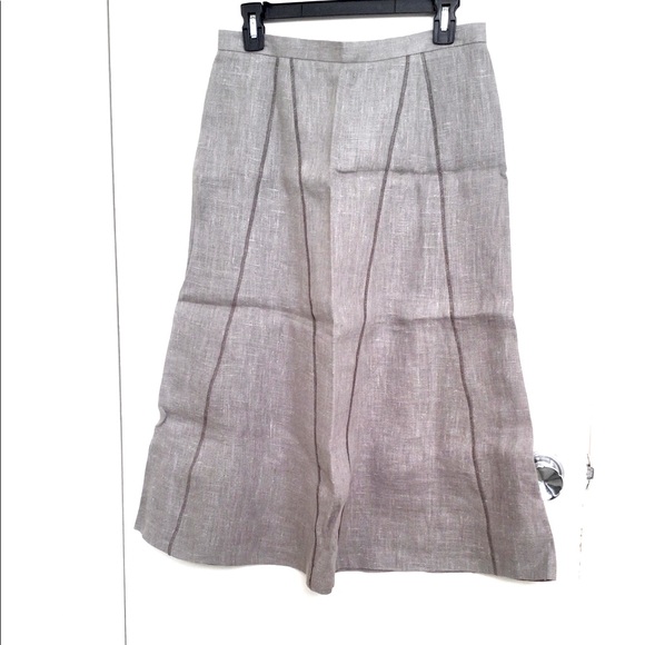 Rare Harve Benard Boho Linen Skirt - Picture 1 of 4